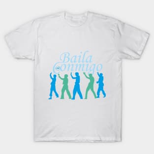 Silhouette design of the oneus group in the baila conmigo era T-Shirt